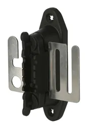 AKO Profi Tor-/Bandisolator m. Niroplatte, schwarz, 4 Stck