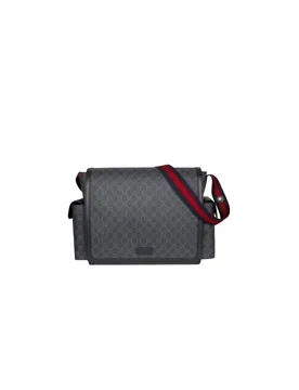 Black GG Monogram Canvas Changing Bag - Gucci - FashionsVida