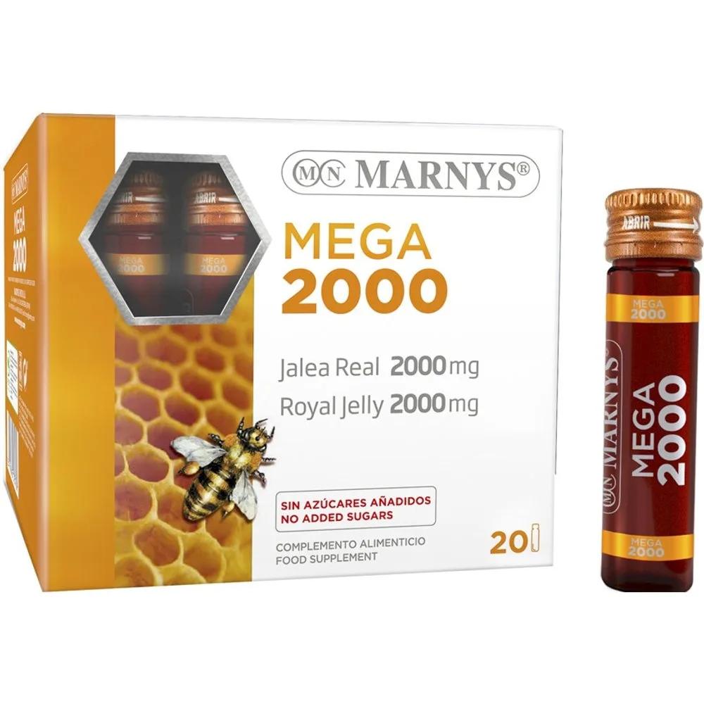 Viales Jalea Real Mega 2000 con Vitamina C - Marnys - FashionsVida