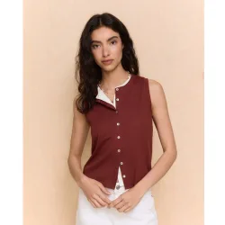 Camiseta sin mangas de mujer