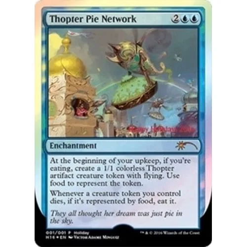 Thopter Pie Network (2016 Happy Holidays foil) Promotional Cards - Magic: The Gathering - FashionsVida