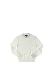 Maglione in cotone POLO BOYS PANNA M