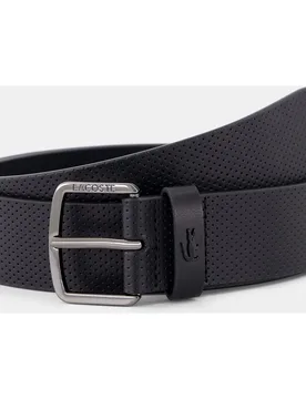 Cinturón de piel de hombre - Lacoste - FashionsVida