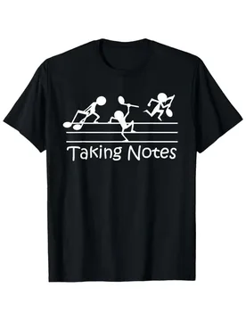 Musical Taking Notes Music Lovers Vintage Teachers Funny design -100% cotton O-neck short sleeve men's printed T-shirt - Aliexpress - FashionsVida