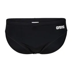 Team Swim Solid Swimming Brief Black / White FR 90 Men
