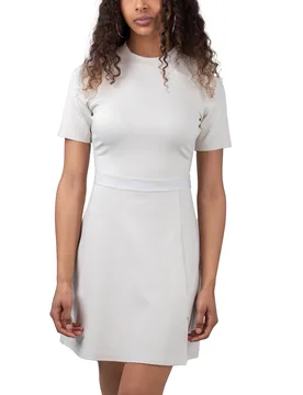 Tape Milano Short Dress Eggshell M Damen - Calvin Klein - FashionsVida