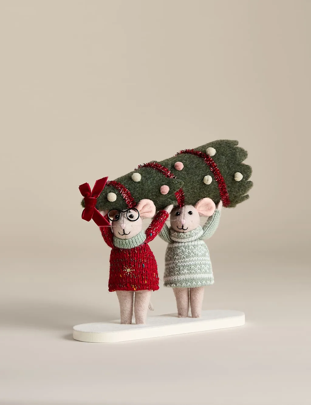 Felt Mouse and Tree Room Decoration Multi - M&S - FashionsVida