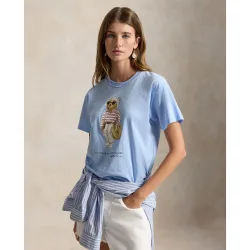 Camiseta de mujer de punto jersey de algodón