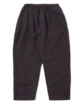Pantaloni oxford pant lyo linen mix - licorice