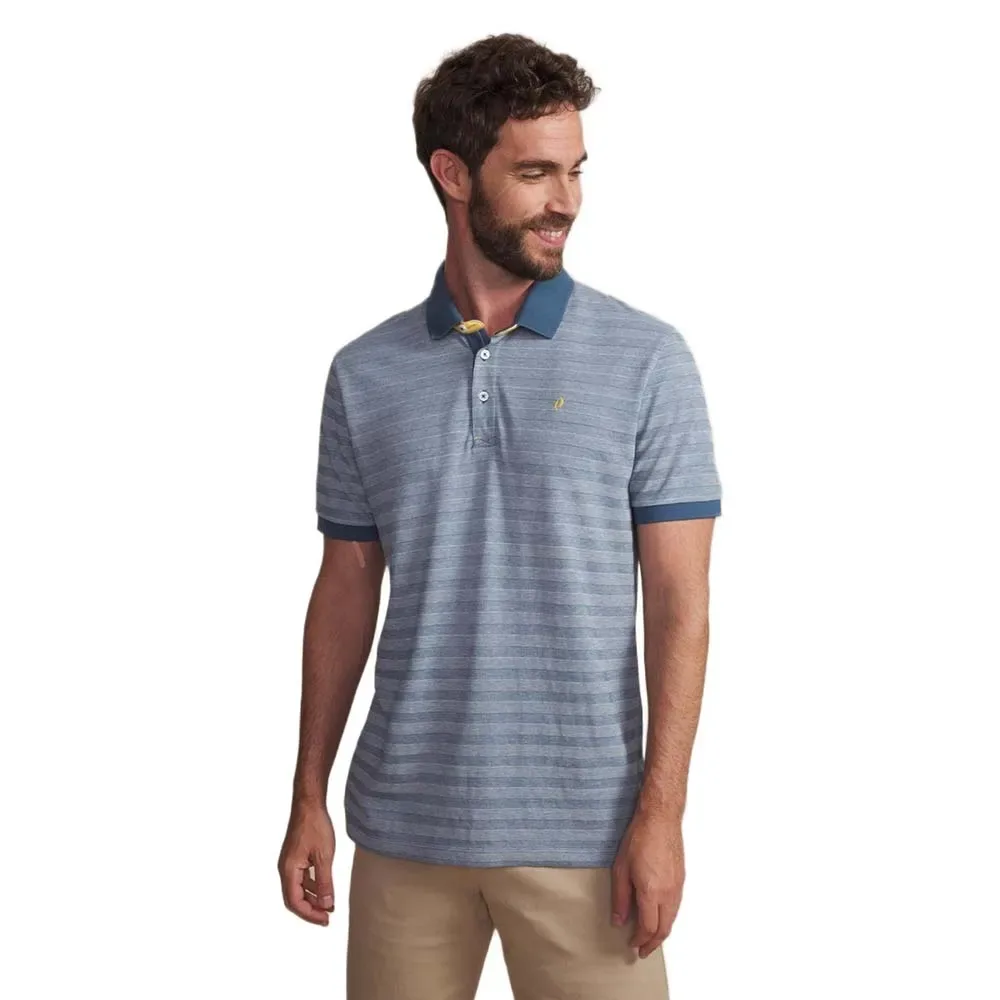 Polo A Maniche Corte Sammipol Regate / Blue 2XL - TBS - FashionsVida