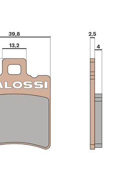 Pastiglie Freno Anteriore Yamaha Bw'S 50 2t Euro 2 (A137e) - Malossi - FashionsVida