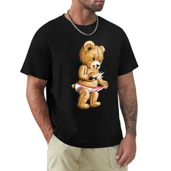 Snap Box Teddy Bear T-Shirt T-Shirt summer tops heavyweights mens designer clothes