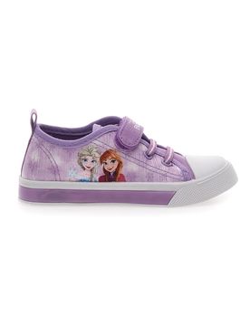 Sneakers Viola Con Luci e Strappo in Velcro D11542M 29