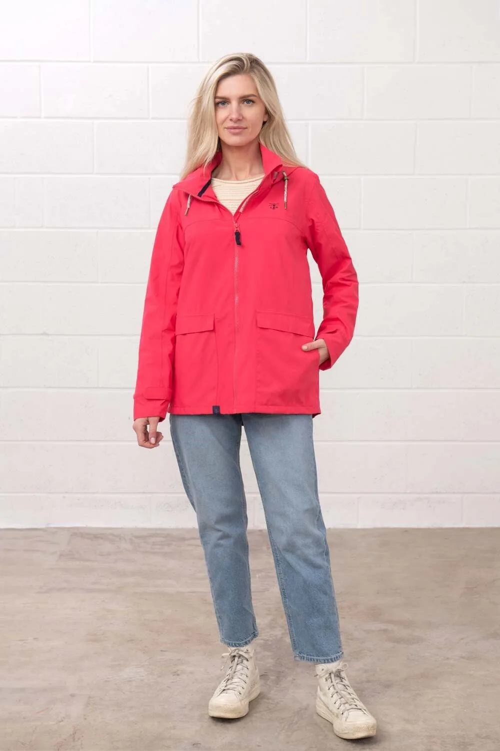 Beachcomber Womens Waterproof Jacket - - Size: 8 - Lighthouse - FashionsVida