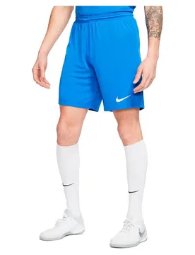 Short Dri Fit Park 3 Knit Royal Blue / White XL