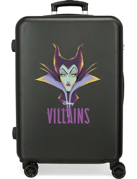 Maleta mediana Villains Malefica con capacidad de 56 L - Disney - FashionsVida
