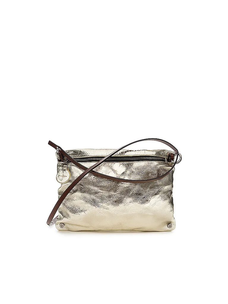 Borsa in pelle - Borsa a tracolla MOONLIT Ed. 1 oro - Ina Kent - FashionsVida