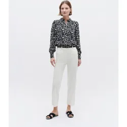 Pantalón de mujer corte slim estilo 7-8