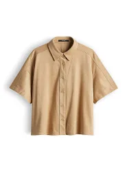 Camisa-blusa ZTINA camel 42