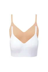 Pack Abby Non-Wired Comfort Fit Bras - Multicolor - Size: 38D