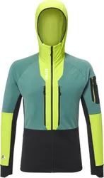 Veste de ski de randonnée - Pierra Ment Hoodie M Bottle Black en Silicone - Taille S - Vert