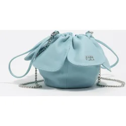 Bolso pétalo de hombro de piel