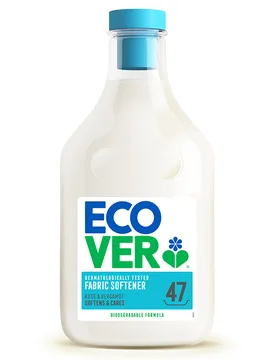 Sensitive Fabric Softener - Rose & Bergamot - 1.43L - 47 Washes - Ecover - FashionsVida
