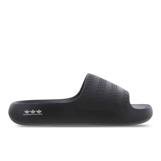 Adilette Damen Sneaker - Schwarz - Größe 40 - Gummi Black 40 - Adidas - FashionsVida