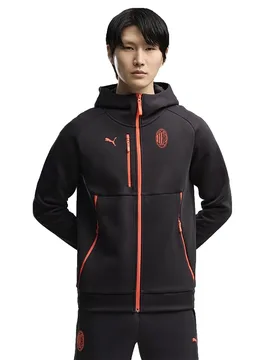 Sweat-shirt à Zip Ac Milan 26/27 Tech Flat Dark Gray XL - Puma - FashionsVida