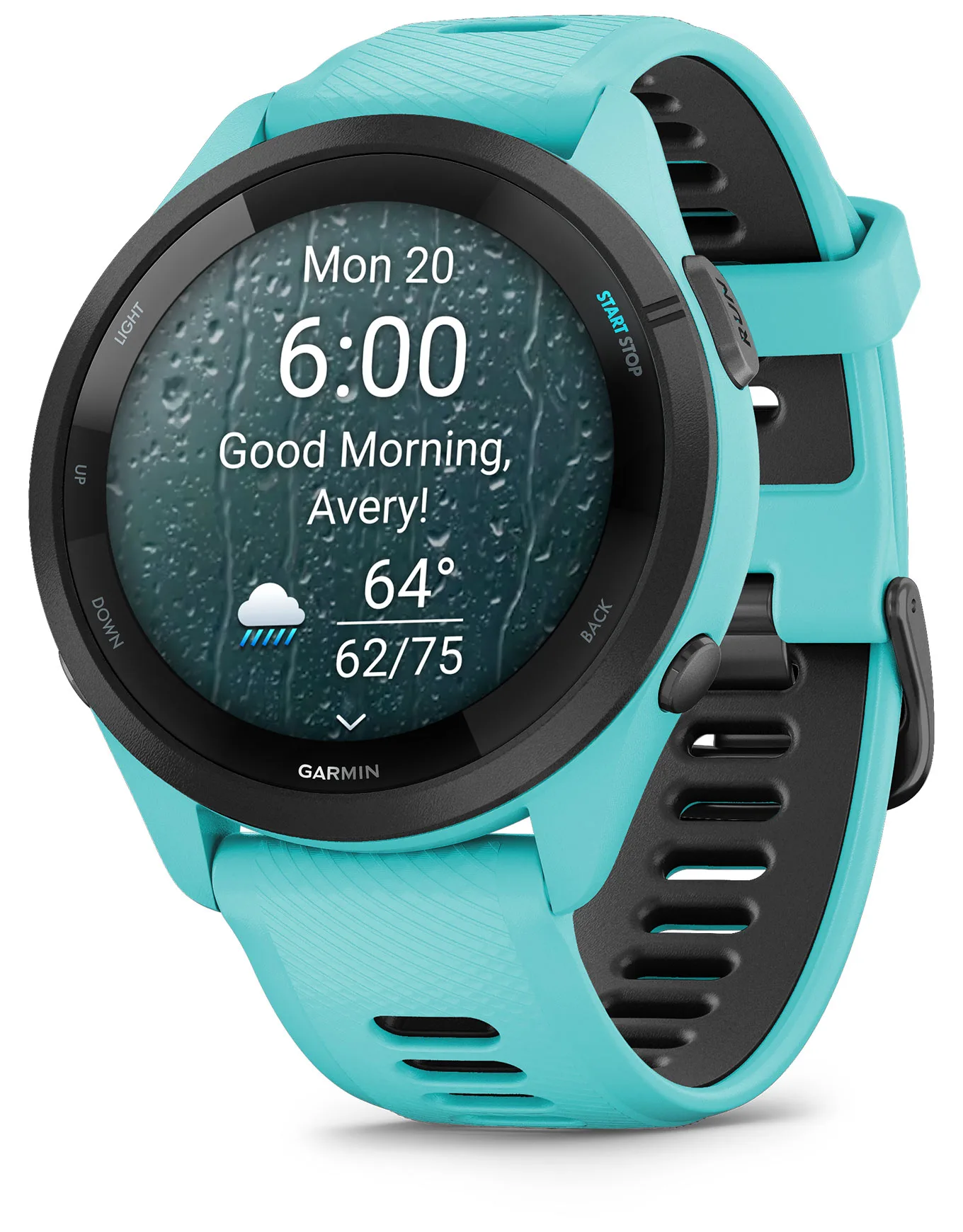 Montre GPS - Forerunner 265 Aqua - Bleu - Garmin - FashionsVida