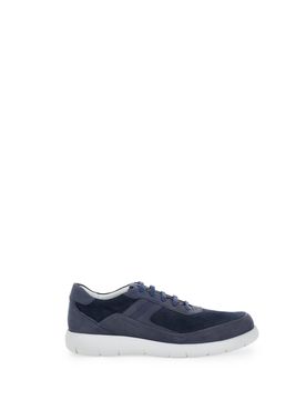 Sneakers pelle scamosciata BLU 40