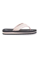 Ciabatte nere con fascia rosa AU24W409 36