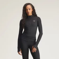 Maglia by Stella McCartney Studio Ruched Long Sleeve 2XS Black