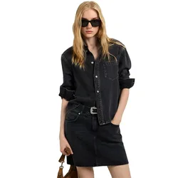 Camicia Overshirt Grove Pl3051909s Denim M