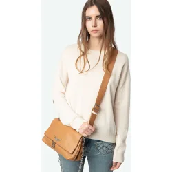 Zadig & Voltaire - Jersey de mujer Cici Patch 100% cashmere