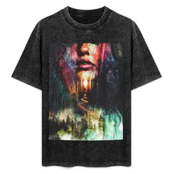 Into the Illusion Forest T-Shirt Casual Trendy Streetwear Tee Shirt