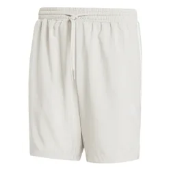 Mens Essentials 3 Stripes Shorts In Wonder Alumina - Grey - Size X-Large