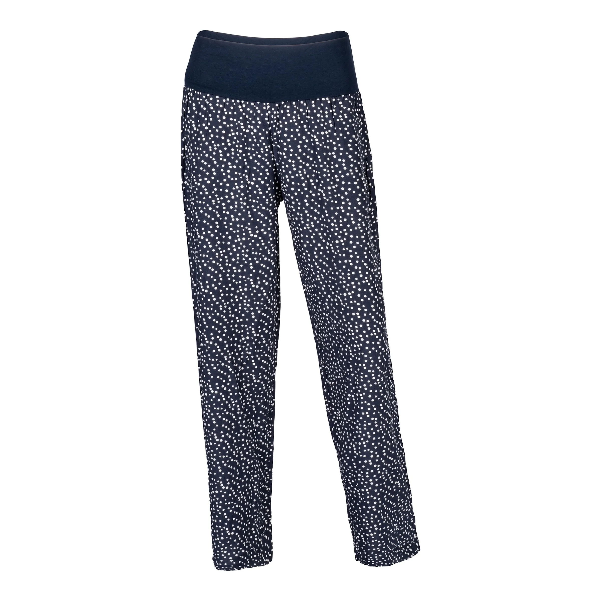 Freizeithose XL weiss blau - MODERNE HAUSFRAU - FashionsVida