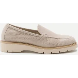 Zapato mujer plano, mocasin copete