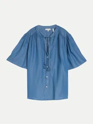 Blusenshirt im Jeans-Look Blau 38