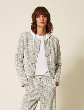 Twinset Blouson en molleton tressé
