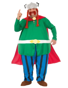 Majestix-Lizenzkostüm Gallischer Häuptling grün - CHAKS - FashionsVida