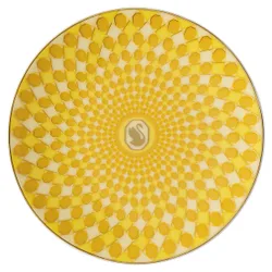 Piatto Signum, Porcellana, Piccolo, Giallo OS