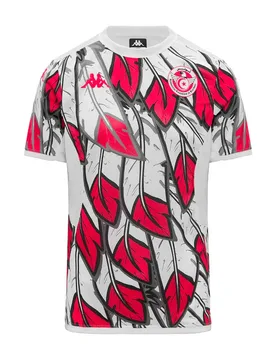 Trainingsshirt Tunesien Pro 2 Coupe du Monde 2026 - Blanc - male - Size: L - Kappa - FashionsVida