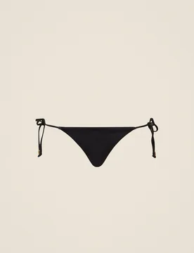 Tanga de bain avec lacets et logo - TWINSET - FashionsVida
