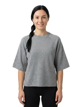 Pull à Manches Courtes Reynard 2/4 Medium Grey Melange L