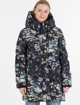 Wintermantel - Avelin Print - S bis L - für Damen - Größe L - multicolor - Frauen - female