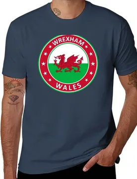 Wrexham, Wales T-Shirt t shirts for man pack cotton man t shirt graphic man graphic t shirt T-Shirt - Aliexpress - FashionsVida