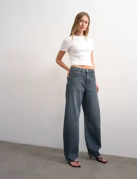 TSBARREL HIGH RISE DENIM JEANS BB female