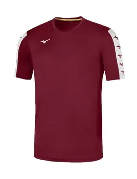T-Shirt - Rouge - unisex - Size: M - Mizuno - FashionsVida